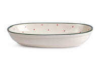 White Handmade Ceramic Serving Bowl (Set of 2)