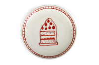 Ceramic Celebration Dessert Plates (Set of 2)
