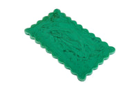 Hand-Poured Resin Scallop Rectangle Cheese Board - Green