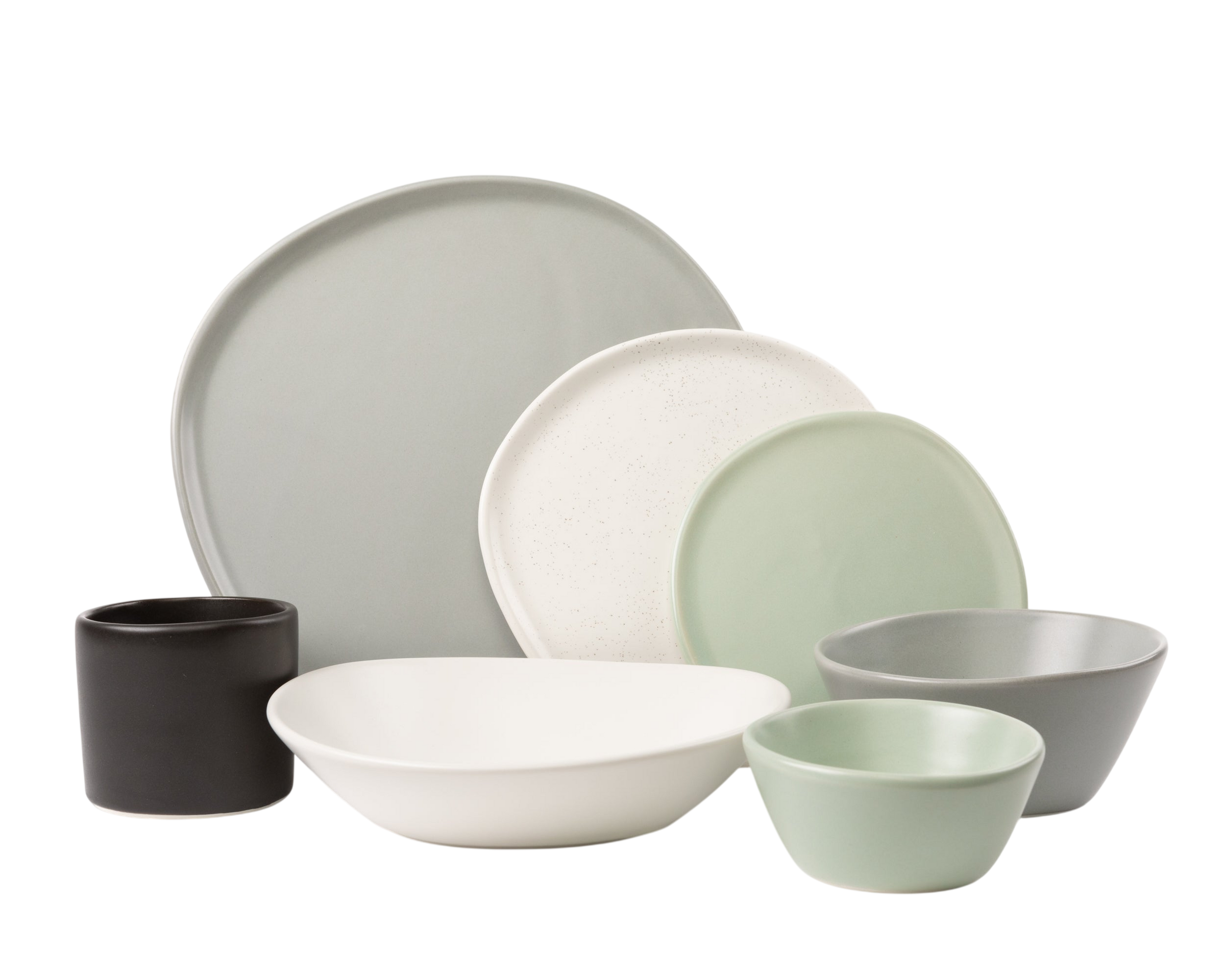 7 Piece Ripple Dinner Setting