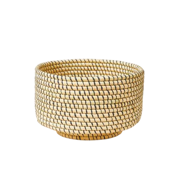 Coiled Raffia Centerpiece Bowl