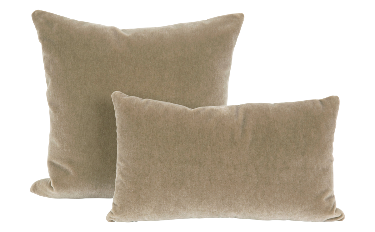Cement Mohair Pillows