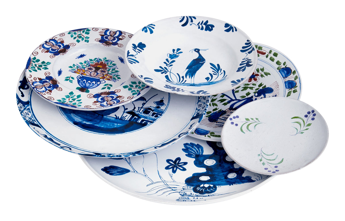 Astier de Villatte Heron Dinner Plate