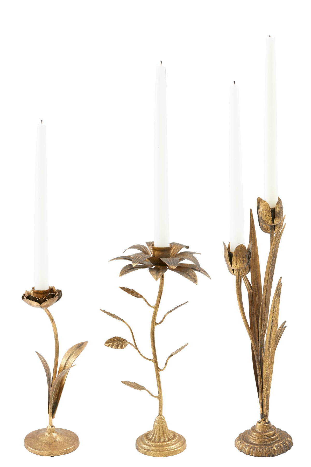 Fleur Taper Holders