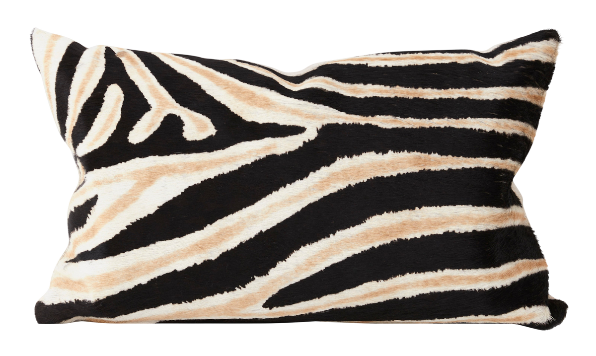 Faux Zebra Pillow
