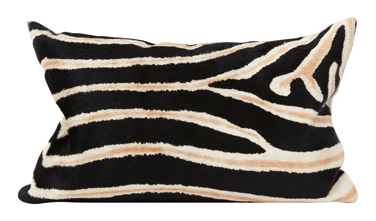 Faux Zebra Pillow