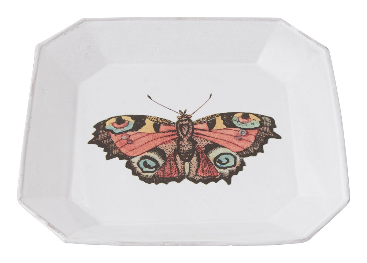 Astier de Villatte x JD Red Butterfly Plate