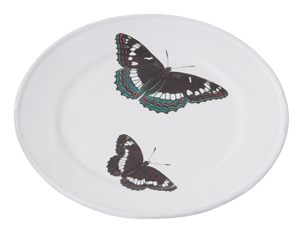 Astier de Villatte x JD Two Butterflies Plate