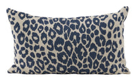 Schumacher Iconic Leopard Ink Pillows