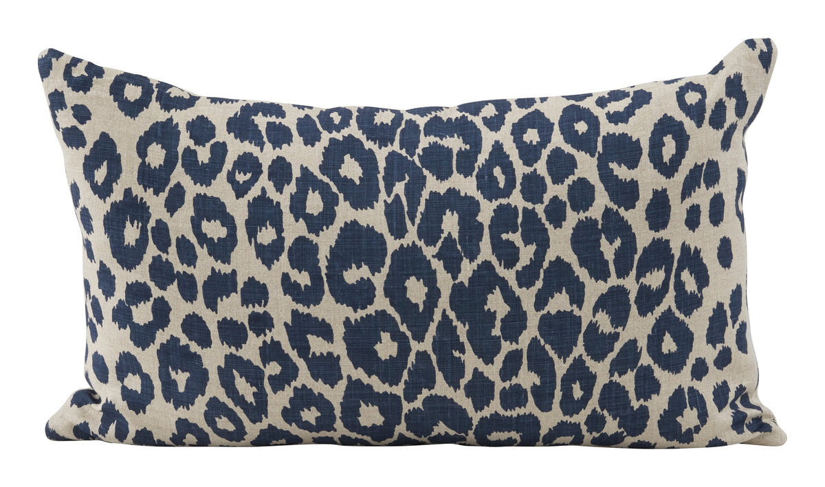 Schumacher Iconic Leopard Ink Pillows