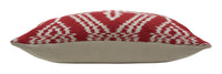 Schumacher Asaka Ikat Red Pillows