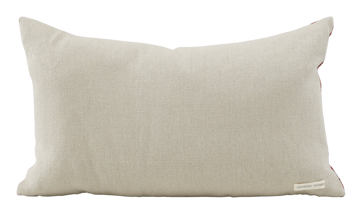Schumacher Asaka Ikat Red Pillows