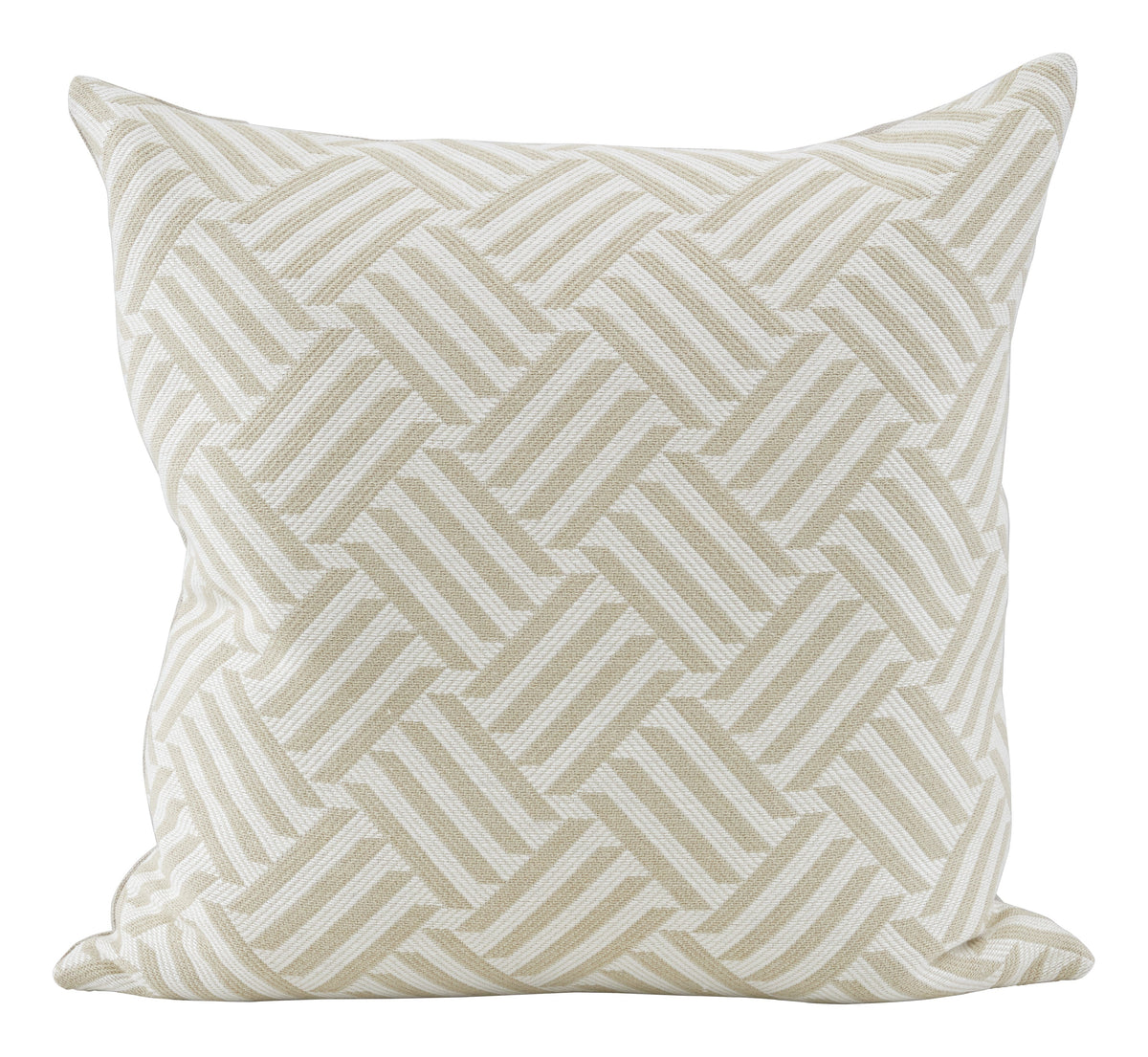 Schumacher Cross Hatch Natural Pillows
