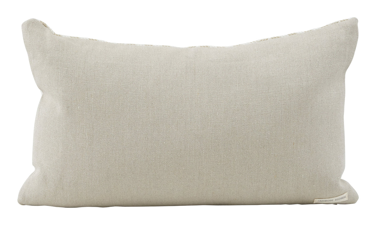 Schumacher Cross Hatch Natural Pillows
