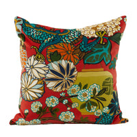 Schumacher Chiang Dragon Red Pillows