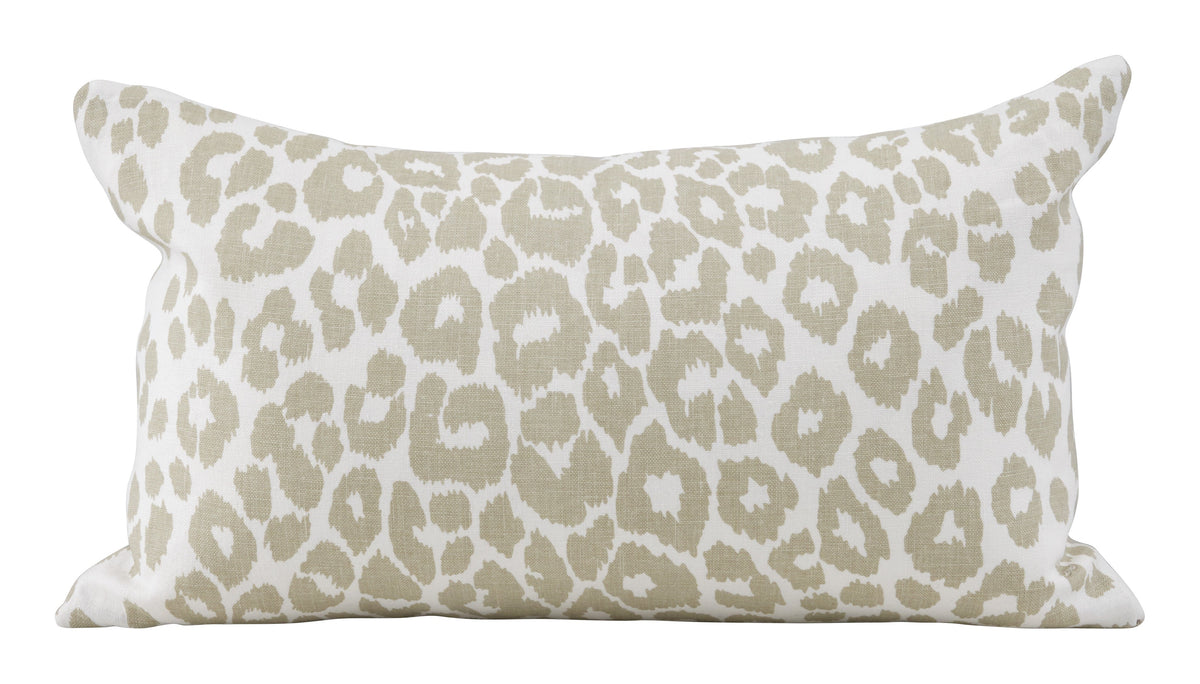 Schumacher Iconic Leopard White Pillows