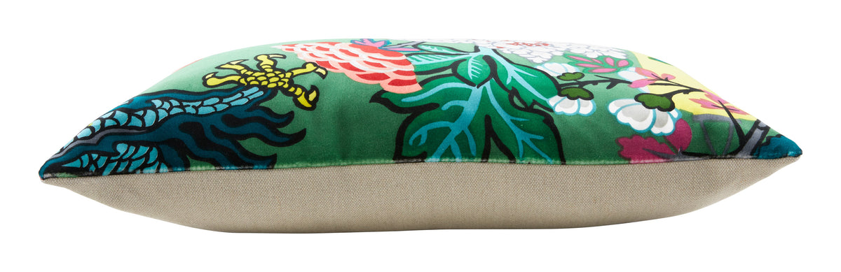 Schumacher Chiang Dragon Jade Pillows