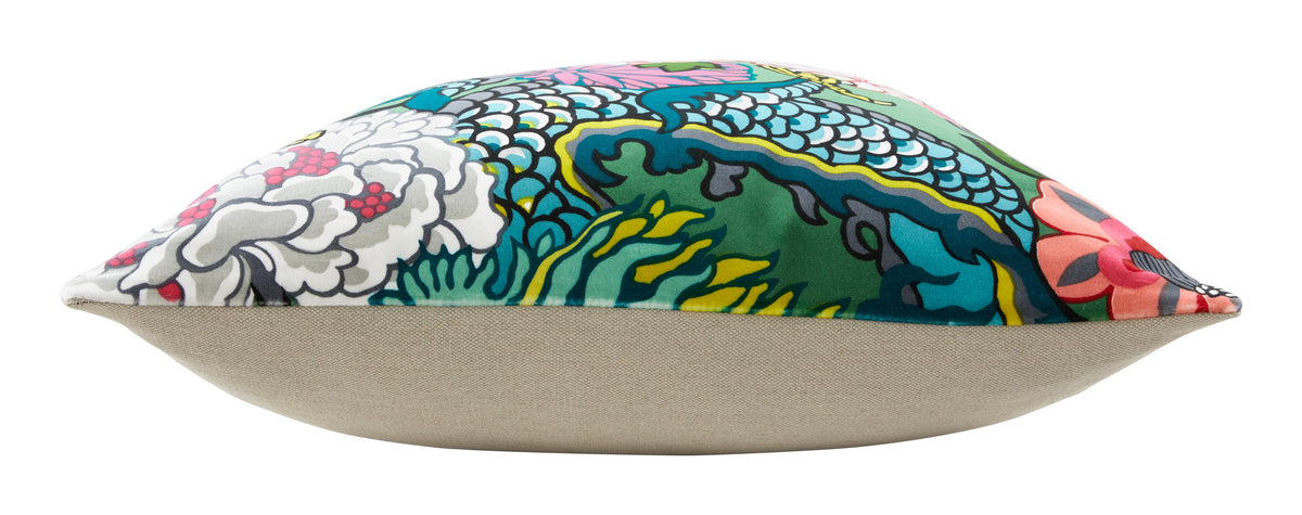 Schumacher Chiang Dragon Jade Pillows