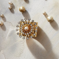 Pearl Star Napkin Rings (Set of 2)
