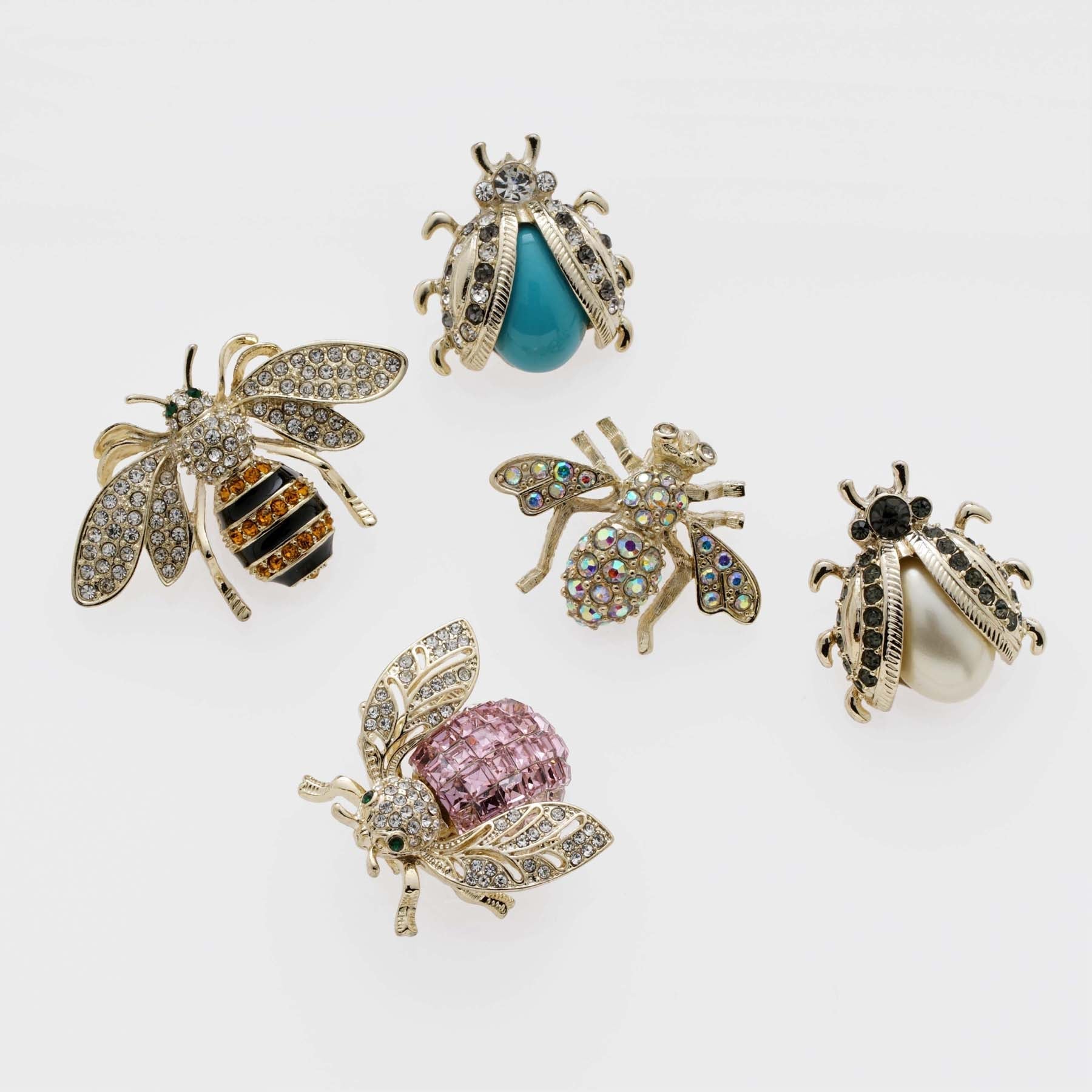 Mini Bug Clip Set (Set of 5) - Pastel
