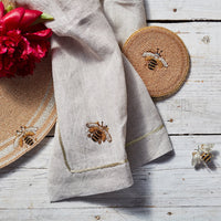 Stripey Bee Coasters (Set of 4)