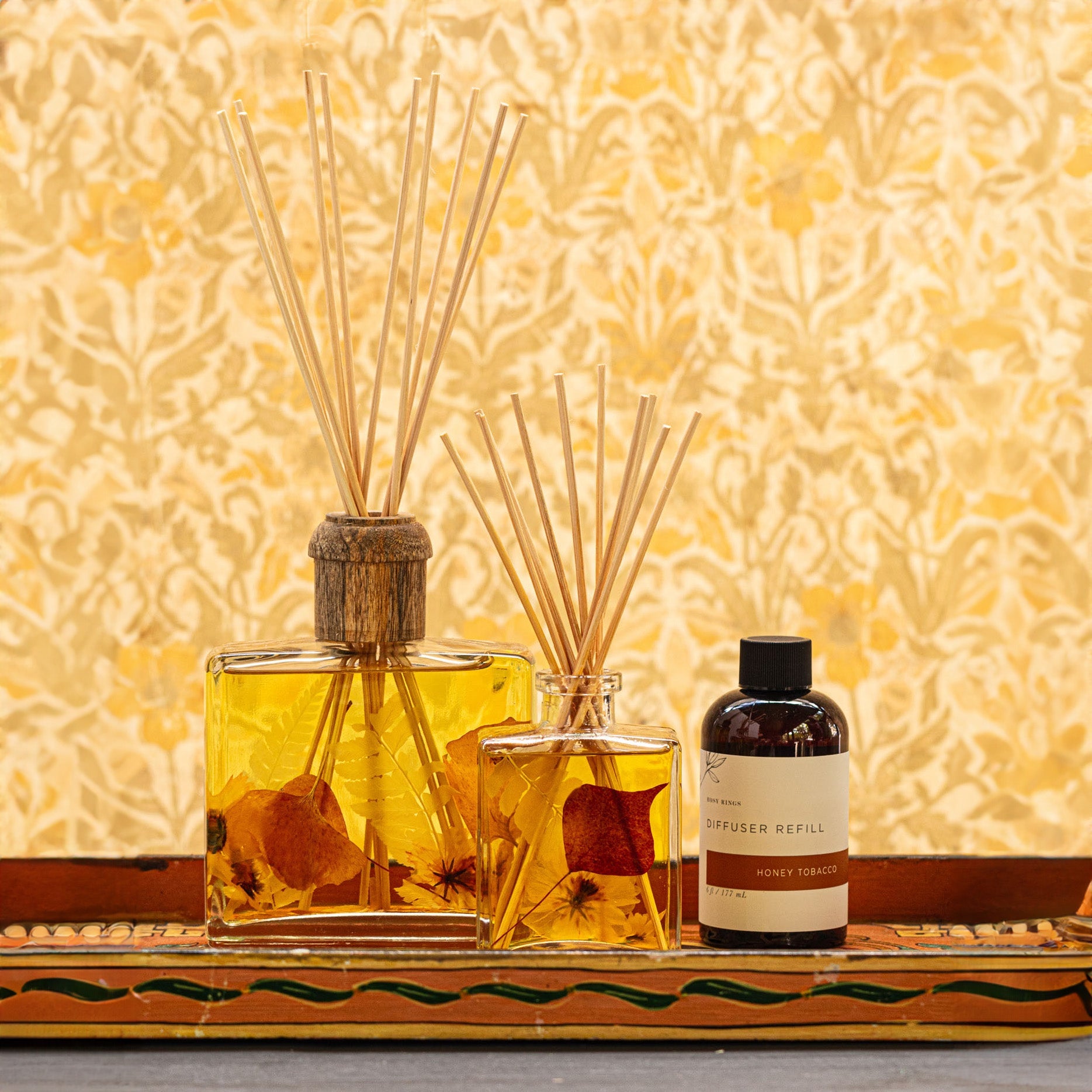 Honey Tobacco 13 oz Botanical Diffuser