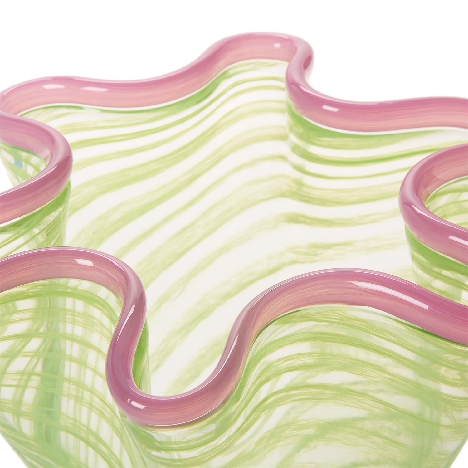 Rialto Swirl Flare Vases (Set of 2)