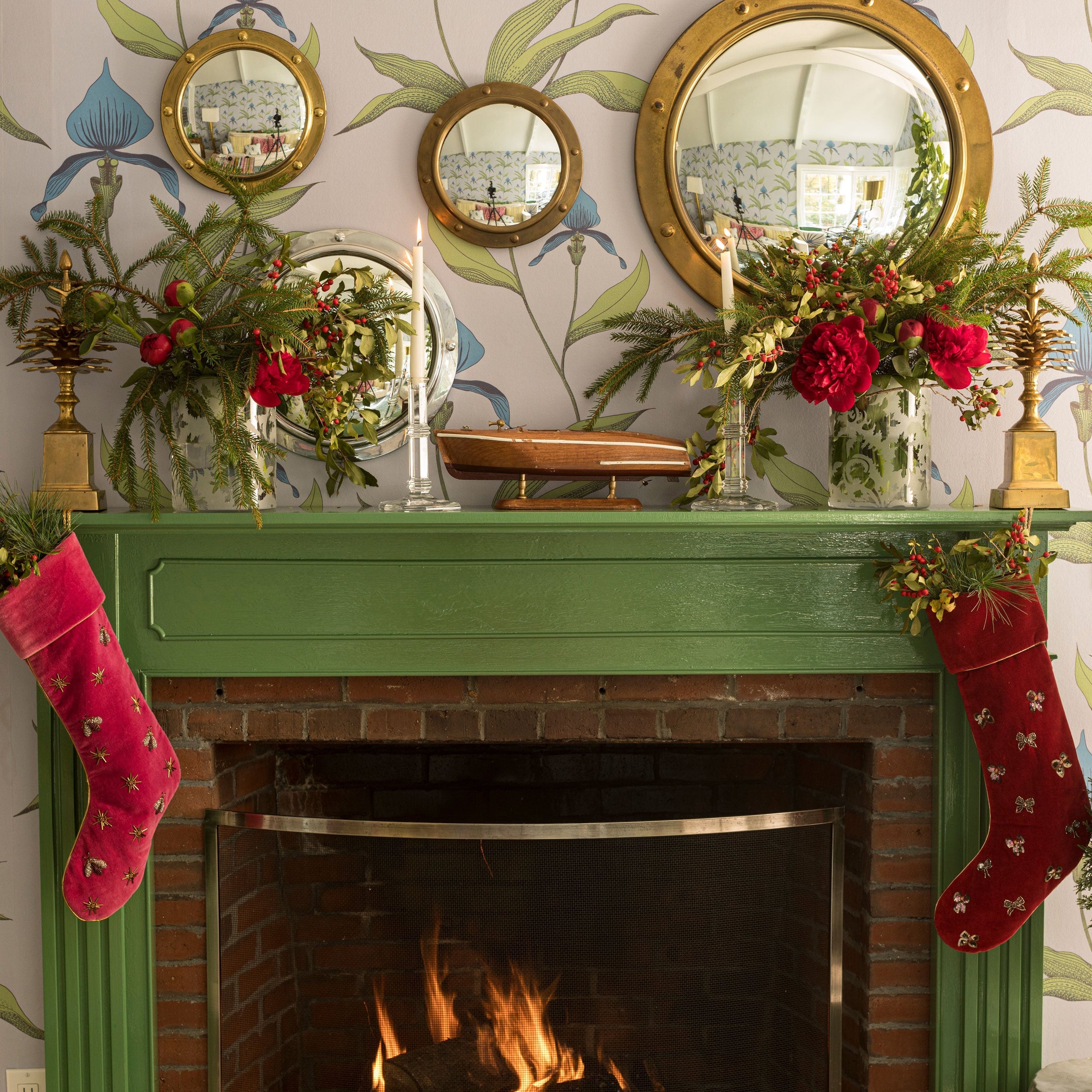 Bow Stocking - Red