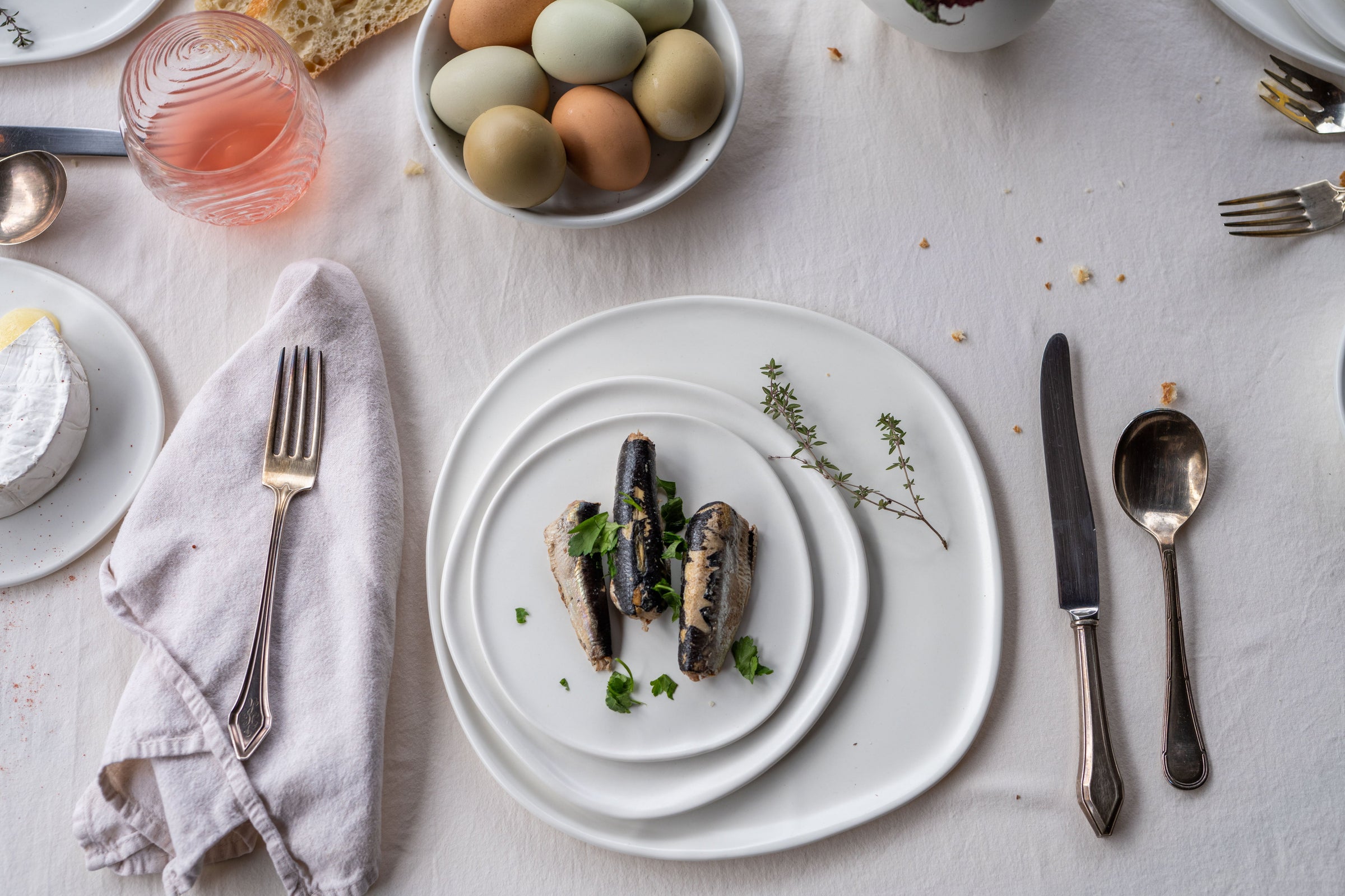 5 Piece Ripple Dinner Setting