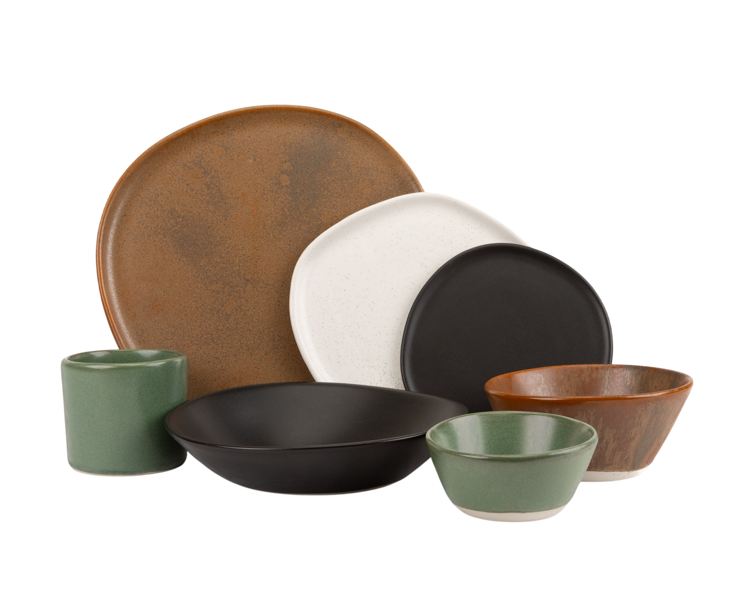 7 Piece Ripple Dinner Setting