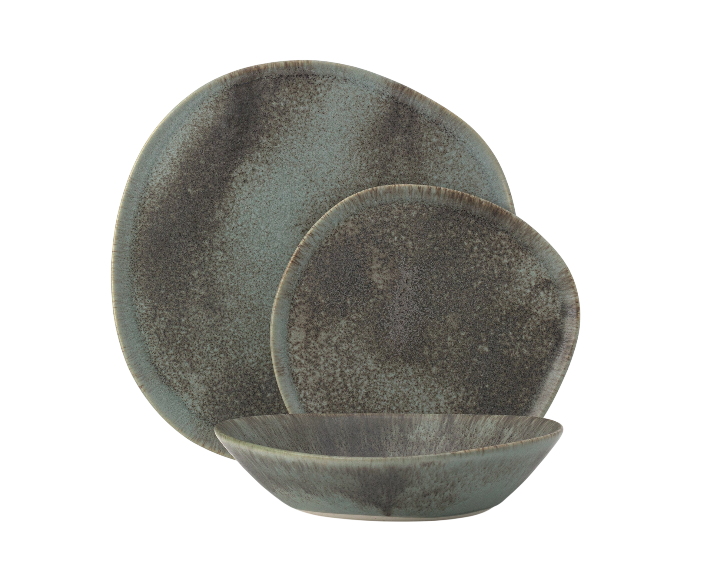 3 Piece Ripple Dinner Setting