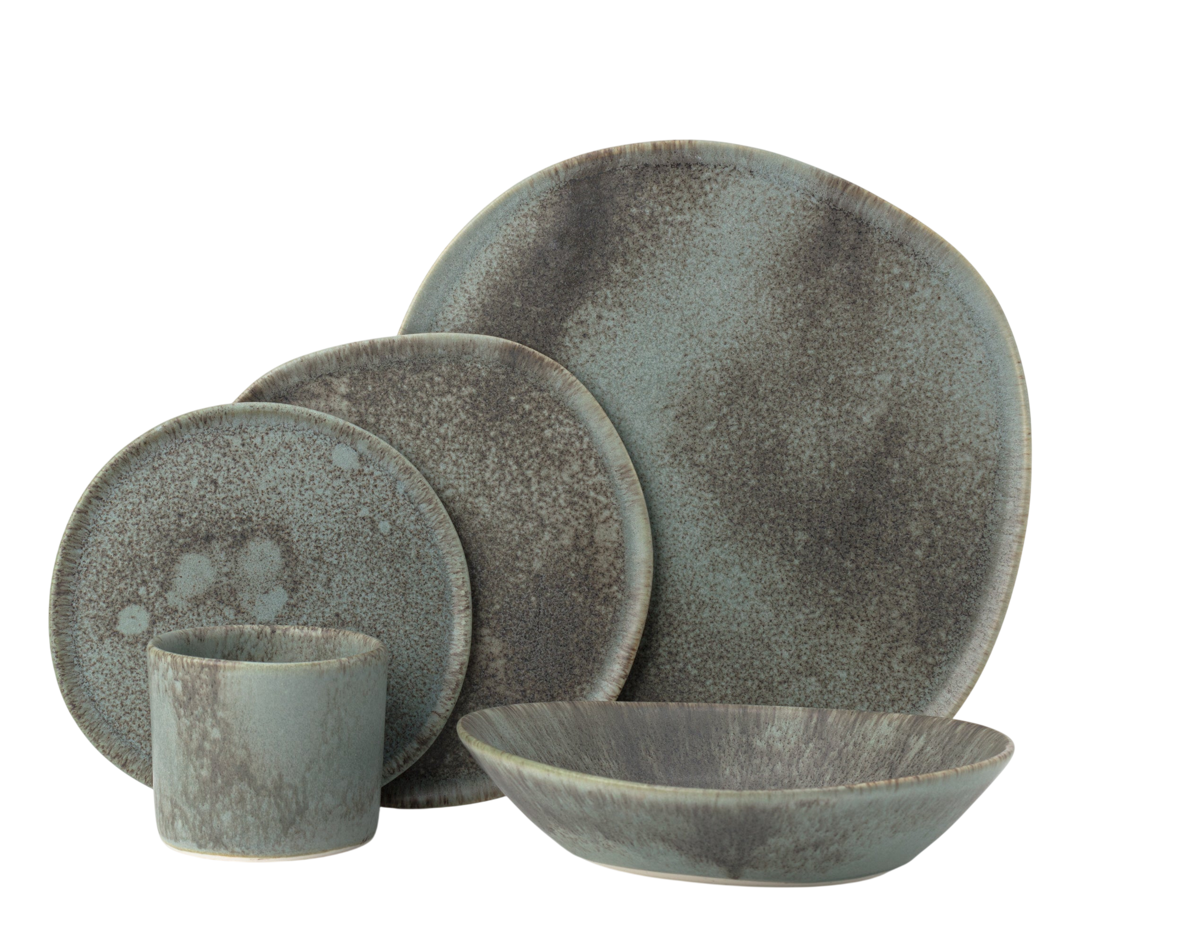 5 Piece Ripple Dinner Setting