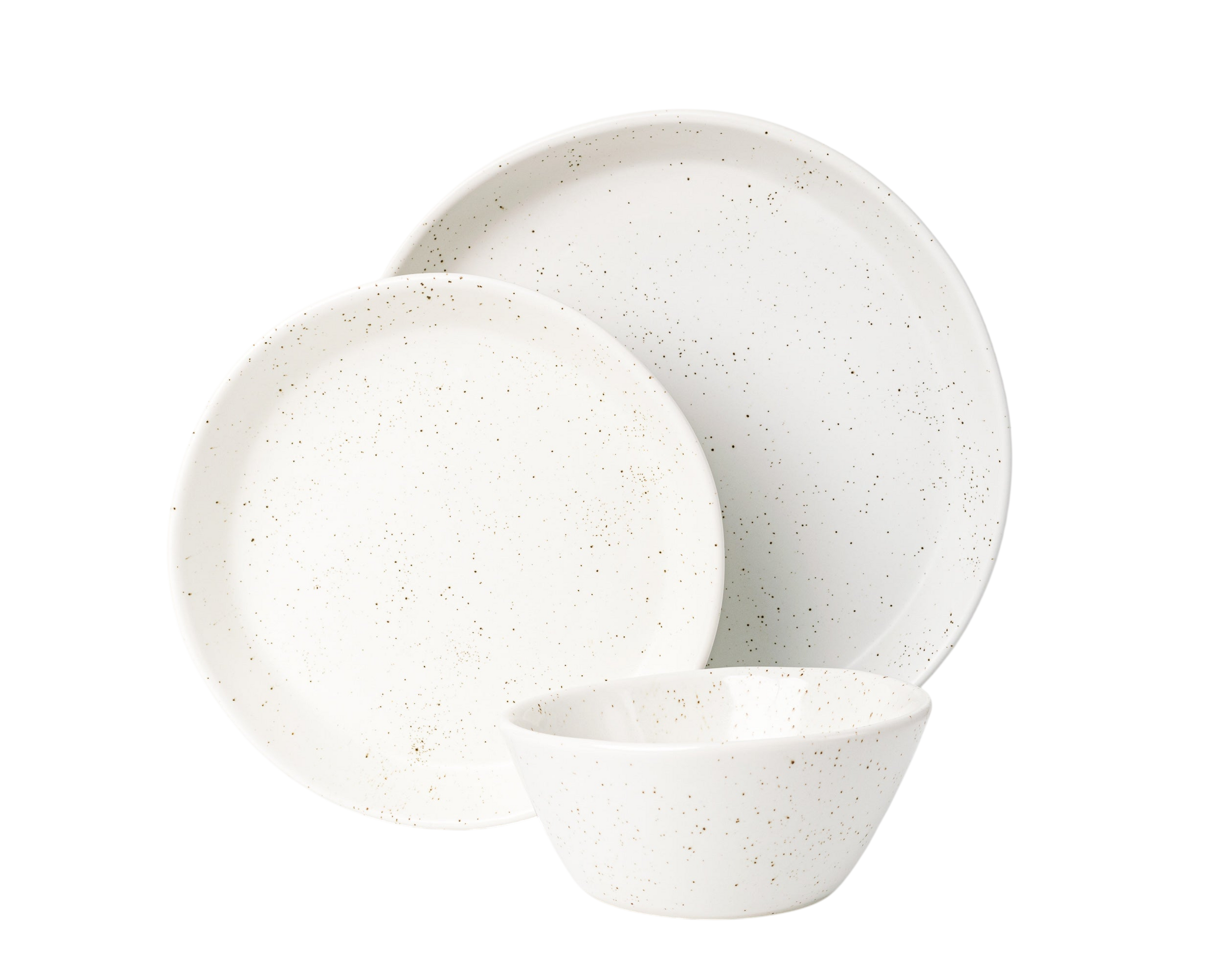 3 Piece Skali Coupe Dinner Setting
