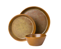 3 Piece Skali Coupe Dinner Setting