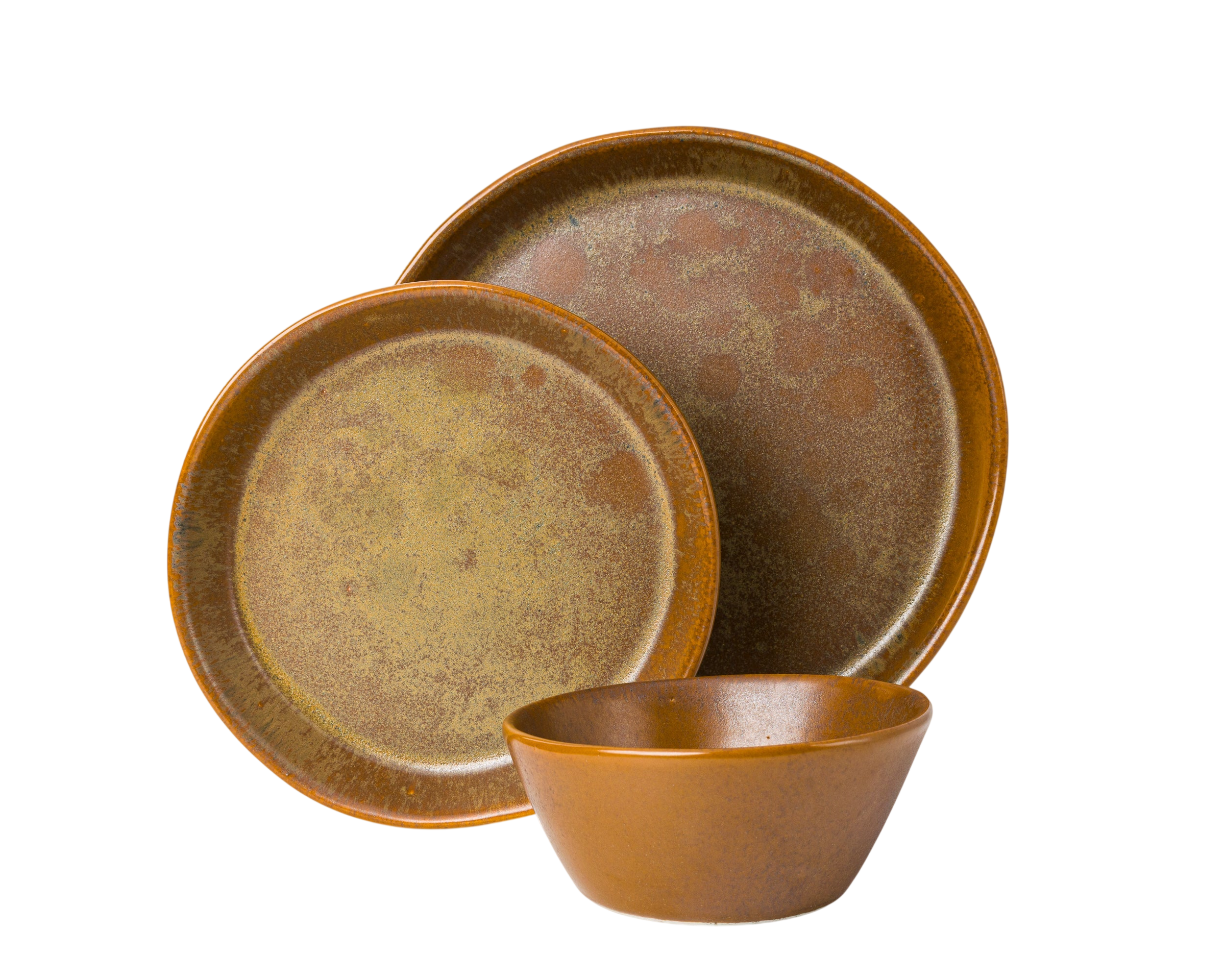 3 Piece Skali Coupe Dinner Setting