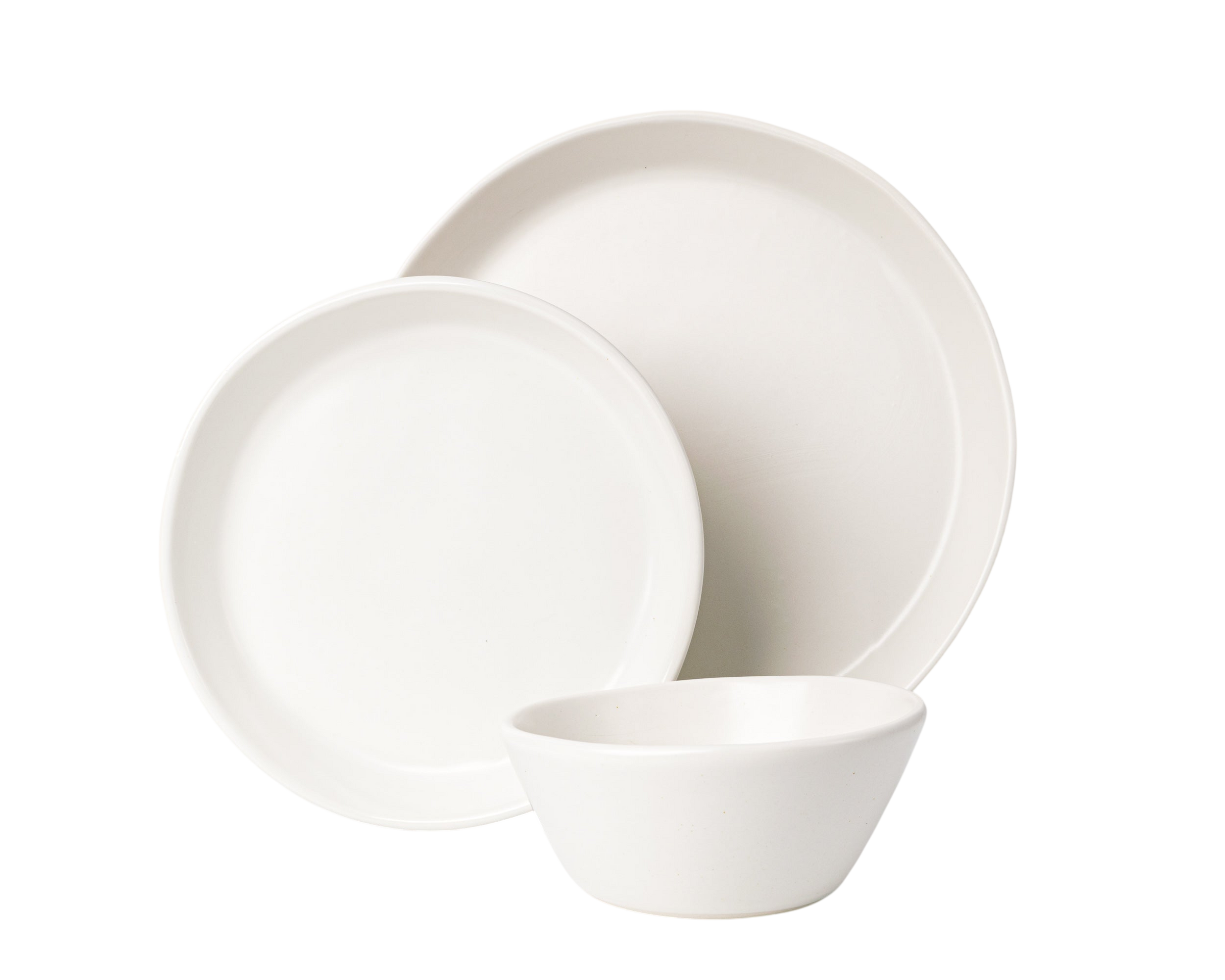 3 Piece Skali Coupe Dinner Setting