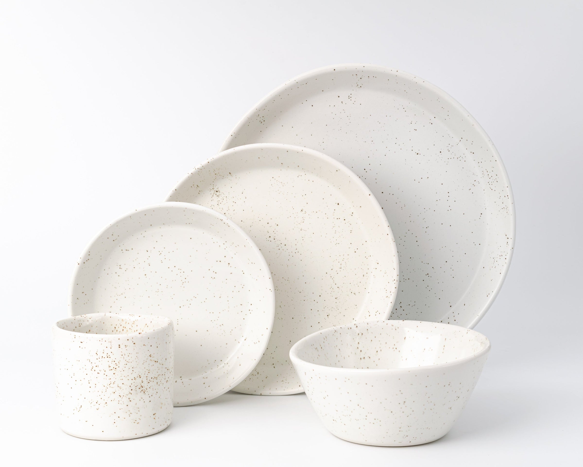 5 Piece Skali Coupe Dinner Setting