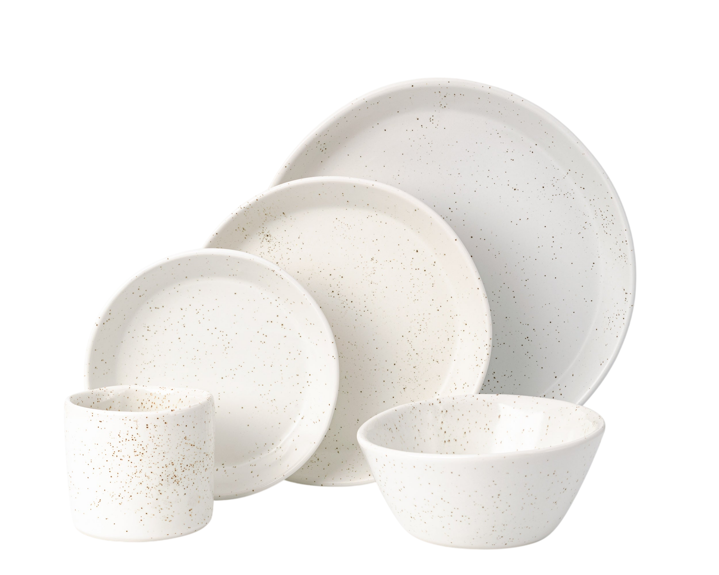 5 Piece Skali Coupe Dinner Setting