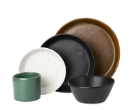5 Piece Skali Coupe Dinner Setting