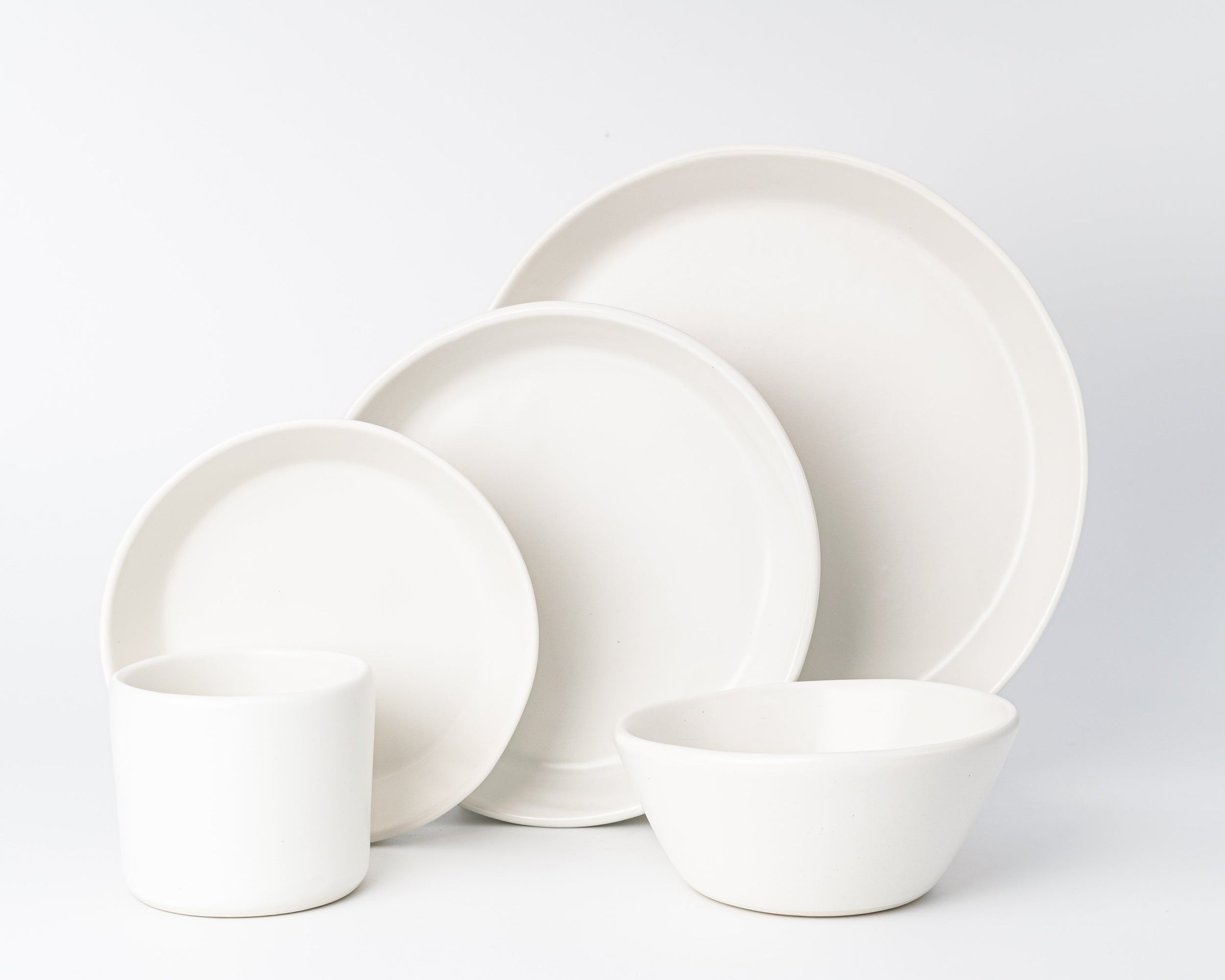 5 Piece Skali Coupe Dinner Setting