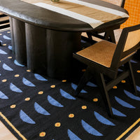 Moons | Black Rug