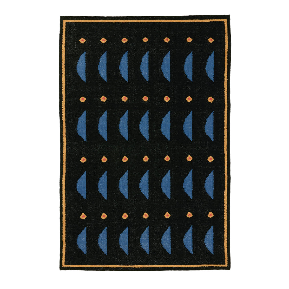 Moons | Black Rug