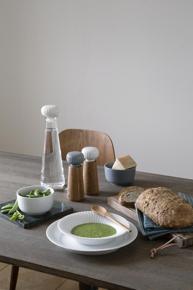 Kähler Hammershøi Soup Plate, White, 8.3", 3 Pcs.