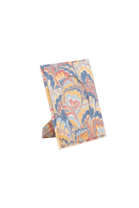 Hand-Marbled Picture Frame in Venetian Swirl, 4" x 6"