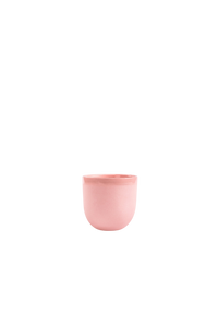 Handmade Porcelain Espresso Cup. Powder Pink
