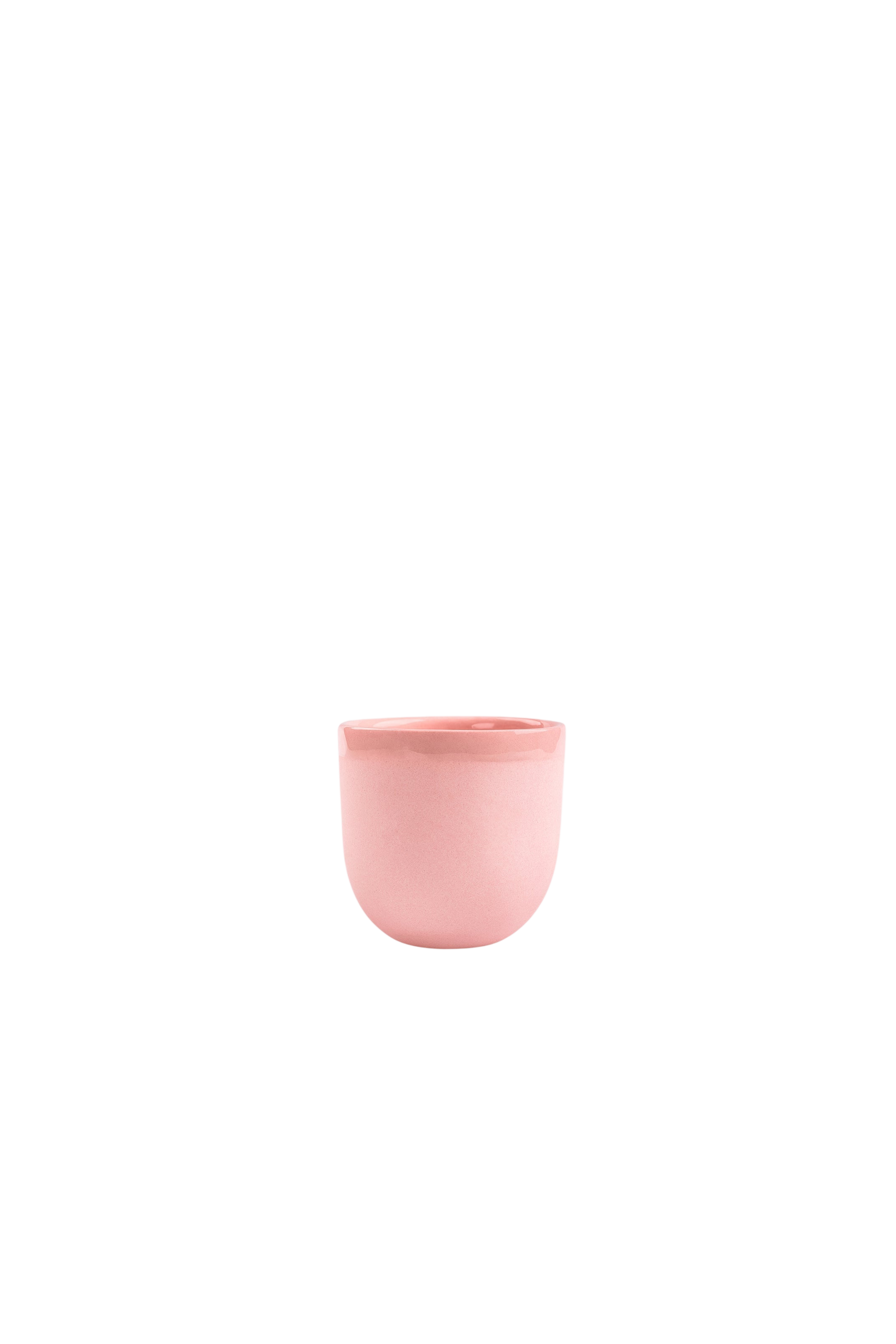 Handmade Porcelain Espresso Cup. Powder Pink