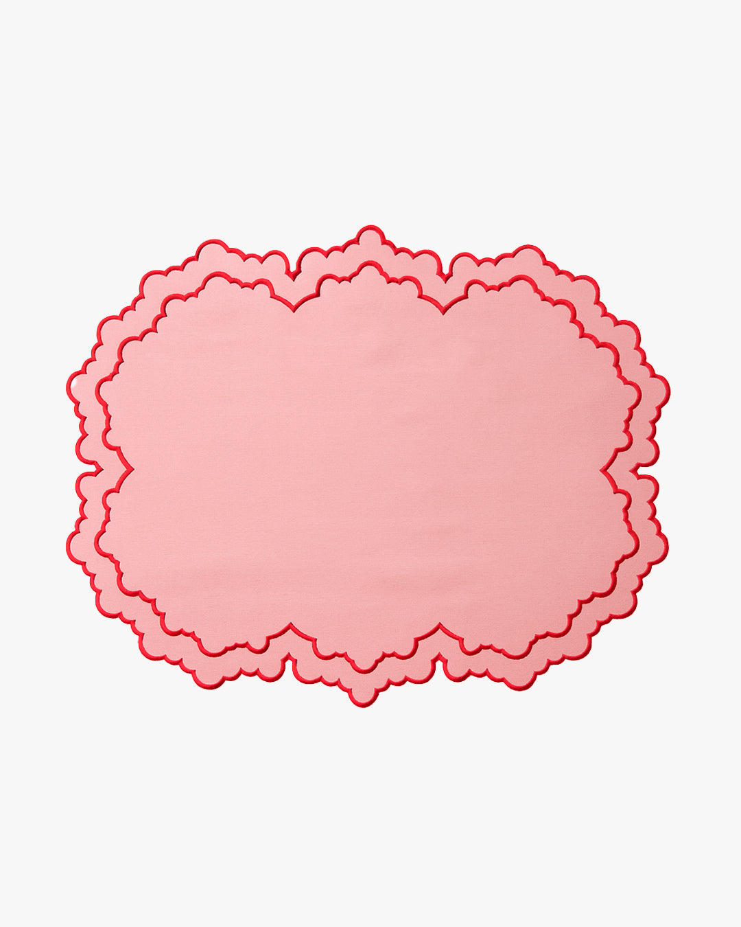 Hibiscus Placemat Set of 4 - Rouge