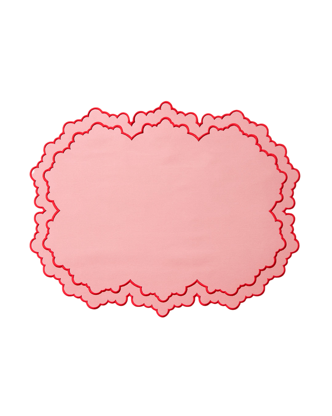 Hibiscus Placemat Set of 4 - Rouge