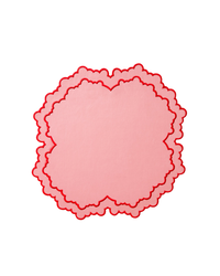 The Hibiscus Napkin Set of 4 - Rouge