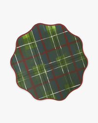 Highland Dinner Plate Set of 12 - Ivy Tartan